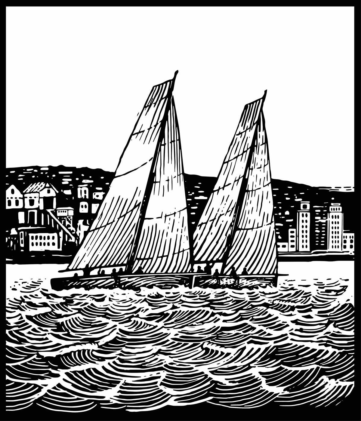 Boatbranding S40 UNISEX T-SHIRT Sailing-Gift Regatta Yacht Sailing-Lifestyle Sailing-Apparel Nautical-Fashion Nautical-Gear