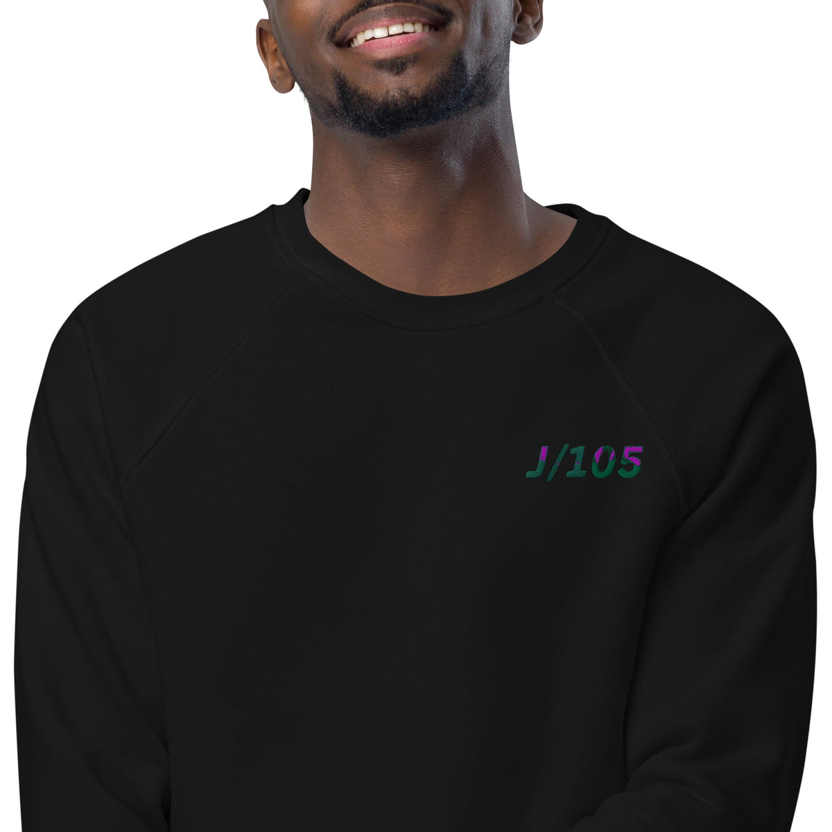 Boatbranding Unisex organic raglan sweatshirt J105 Sailing-Gift Regatta Yacht Sailing-Lifestyle Sailing-Apparel Nautical-Fashion Nautical-Gear