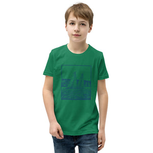 Boatbranding Youth Short Sleeve T-Shirt Sailing-Gift Regatta Yacht Sailing-Lifestyle Sailing-Apparel Nautical-Fashion Nautical-Gear